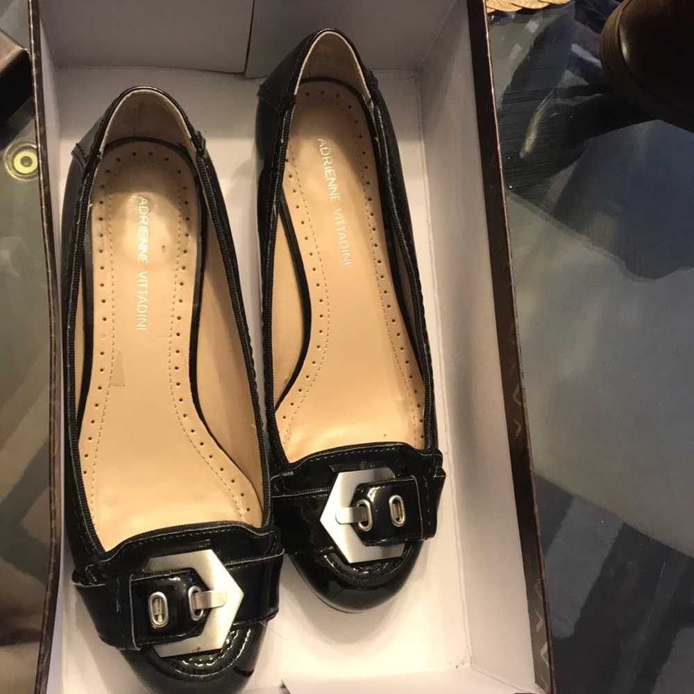 Adrienne Vittandi black style Kimmy loafers